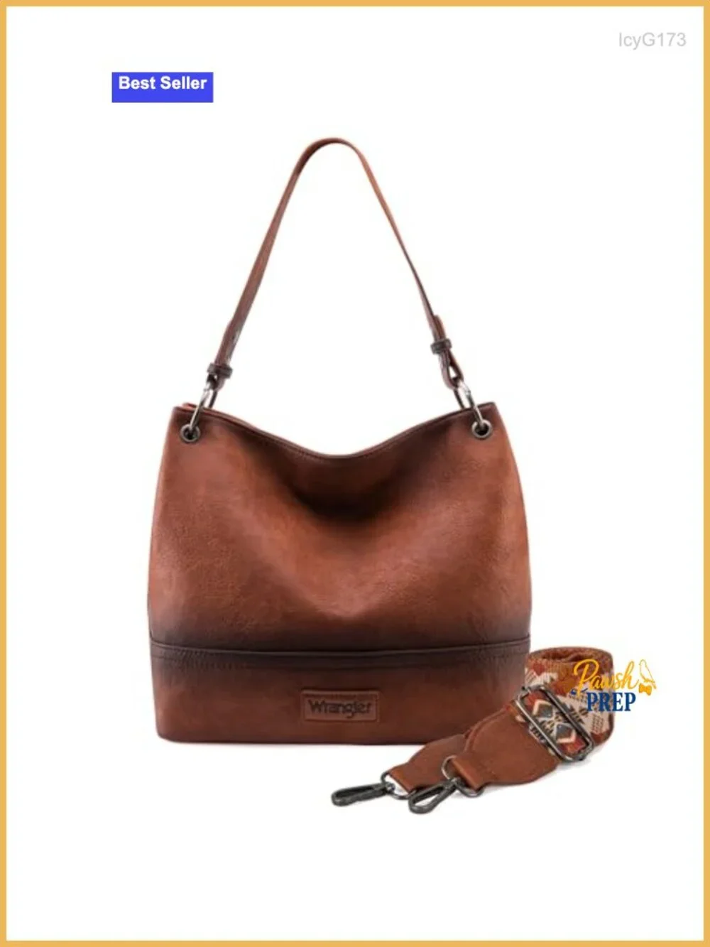 Women's Vegan Leather Hobo Handbag with Removable Straps, Vintage Style Purse